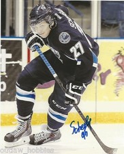 Saskatoon Blades Nikita Scherbak Signed Autographed 8x10 Photo COA D