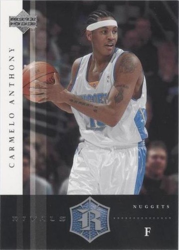 LEBRON JAMES & CARMELO ANTHONY Dual Basketball Card UD RIVALS