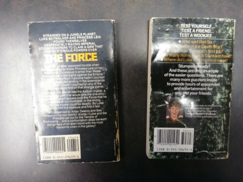 1978 Splinter Mind's Eye 15thpr 1982 + 1982 Jedi Master's Quizbook 1stEd 1982 - Picture 2 of 6