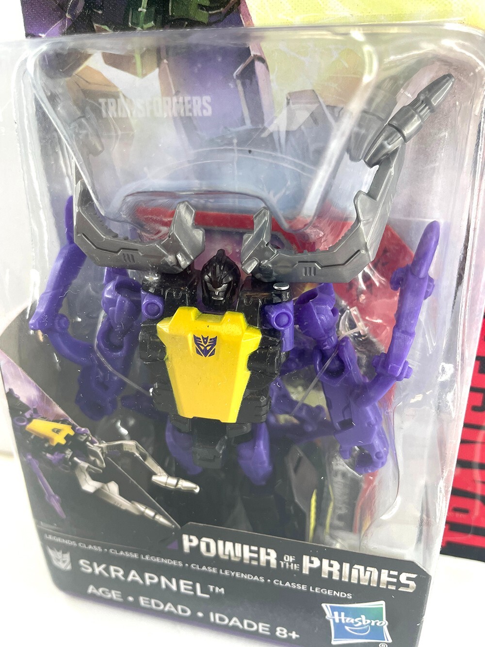 Transformers Generations Power of the Primes Legends Class Skrapnel Figure Toy