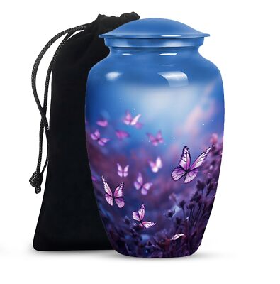 Large Butterfly Urns For Adults Ashes Women & Man Decorative Urn For Ashes