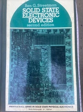 Solid State Electronic Devices - Hardcover by Streetman, 2nd ED 1980 PRISTINE