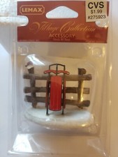 ~NEW~ LEMAX 2004 Village Collection "Sleds At Rest" Christmas 44226 CV Retired