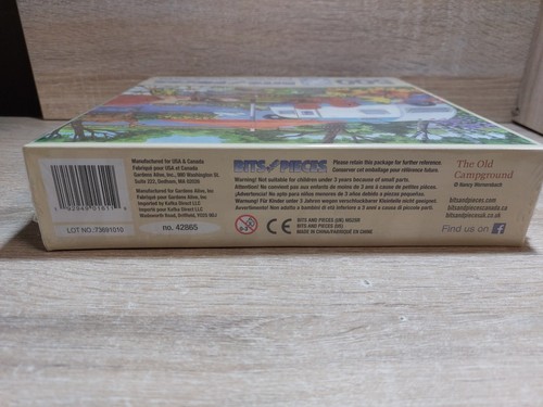 500 Piece Art Puzzle "The Old Campground" Large Piece Puzzle 18"x24" - NIB - Picture 3 of 4