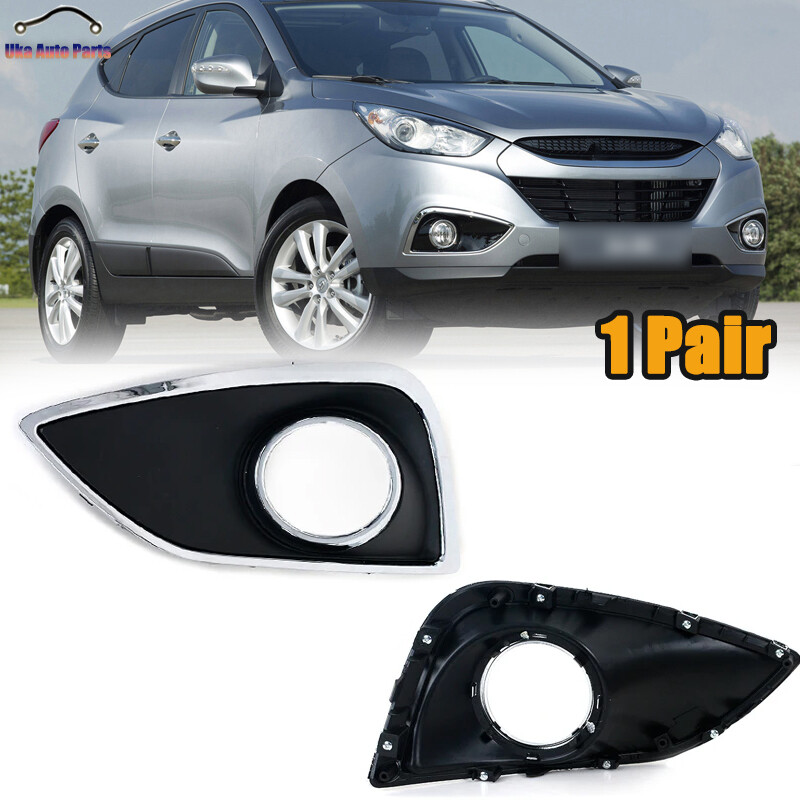 Left Right Front Fog Light Trim Cover Fog Lamp Frame For Hyundai IX35 2010-2012