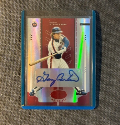 2004 Leaf Certified  GARY CARTER #92/250 Auto Autograph NY Mets