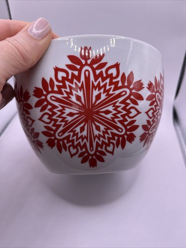 3er Set KISTEN & FASS Schalen ROT WEISS Kate Forrester Vögel Schneeflocken Blumen - Bild 18 von 22
