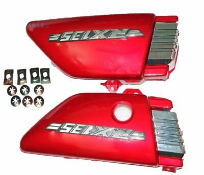 Yamaha RX135 Side Panel Set Red Plastic Made for RX 135 CC Bikes ECs