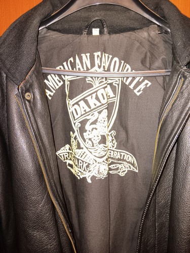 dakota lederjacke (Bomber) Vintage schwarz - Bild 3 von 6