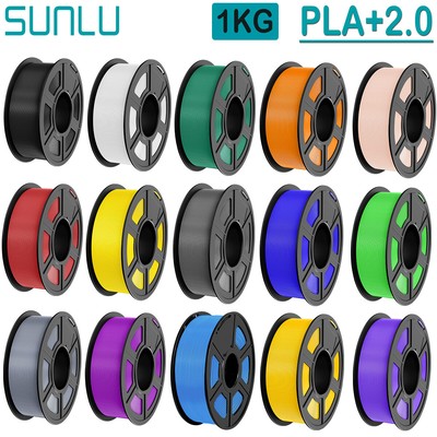 SUNLU 1KG PLA+2.0 3D Drucker Filament 1.75mm PLA Plus 2.2LBS For FDM 3D Printers