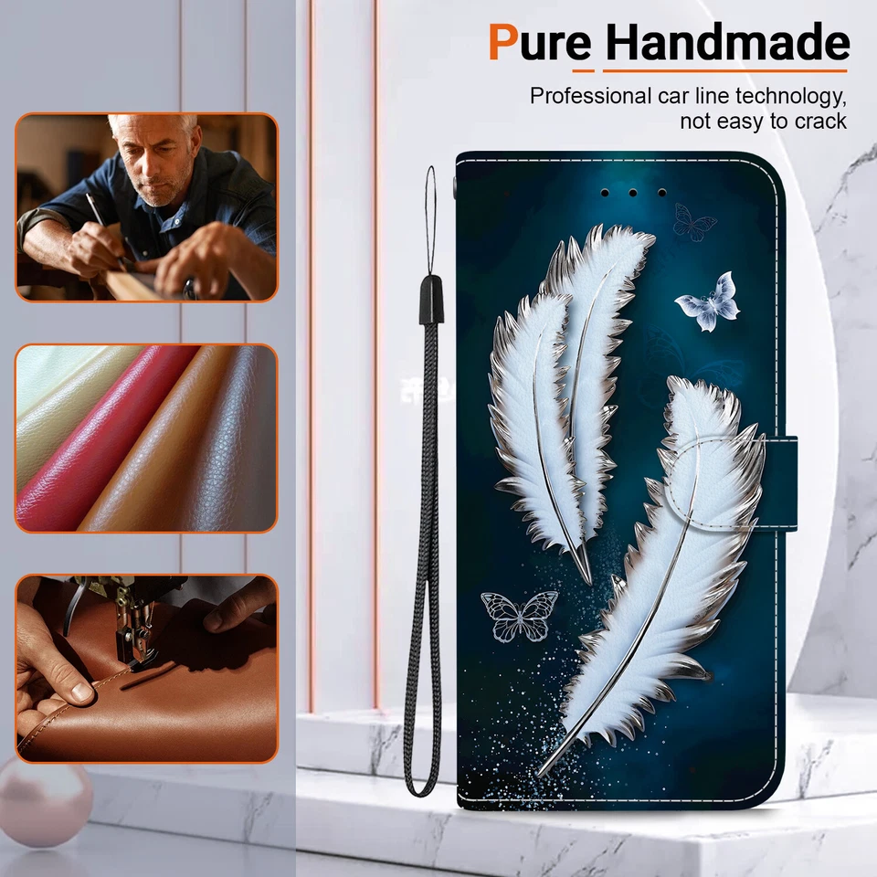 Case for Huawei P50 P40 P30 P20 Pro P30Lite Flip Leather Wallet Case Phone Cover - Image 2 of 4