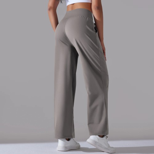 Wide Leg Woman Yoga Pants Push Up Sports Pants for Fitness High Waist - Picture 13 of 33