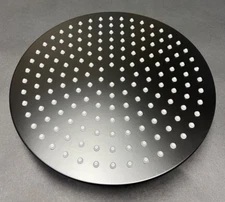 Phylrich 3-338/040 12" Round Shower Head in Satin Black
