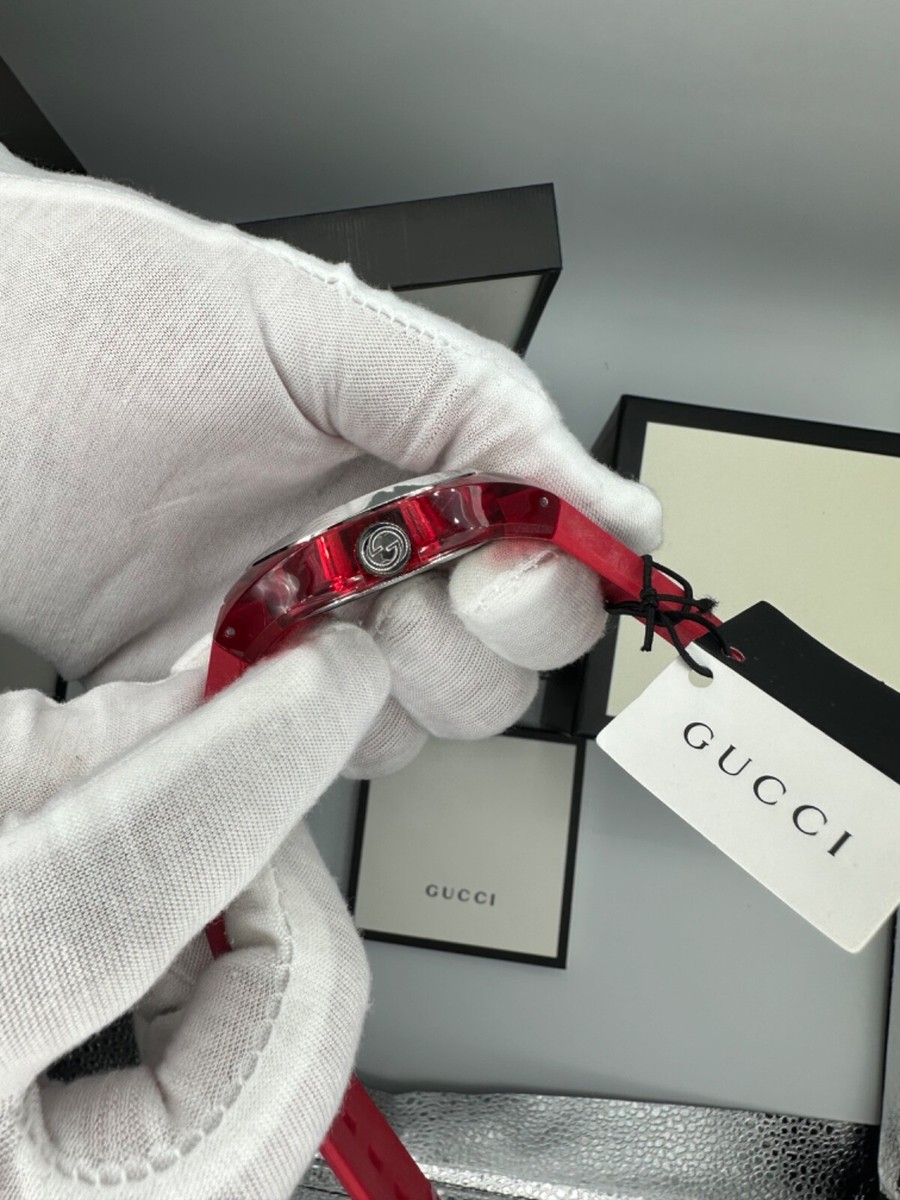 GUCCI グッチ sync archive Watch rubber レッド Gucci Sync XXL