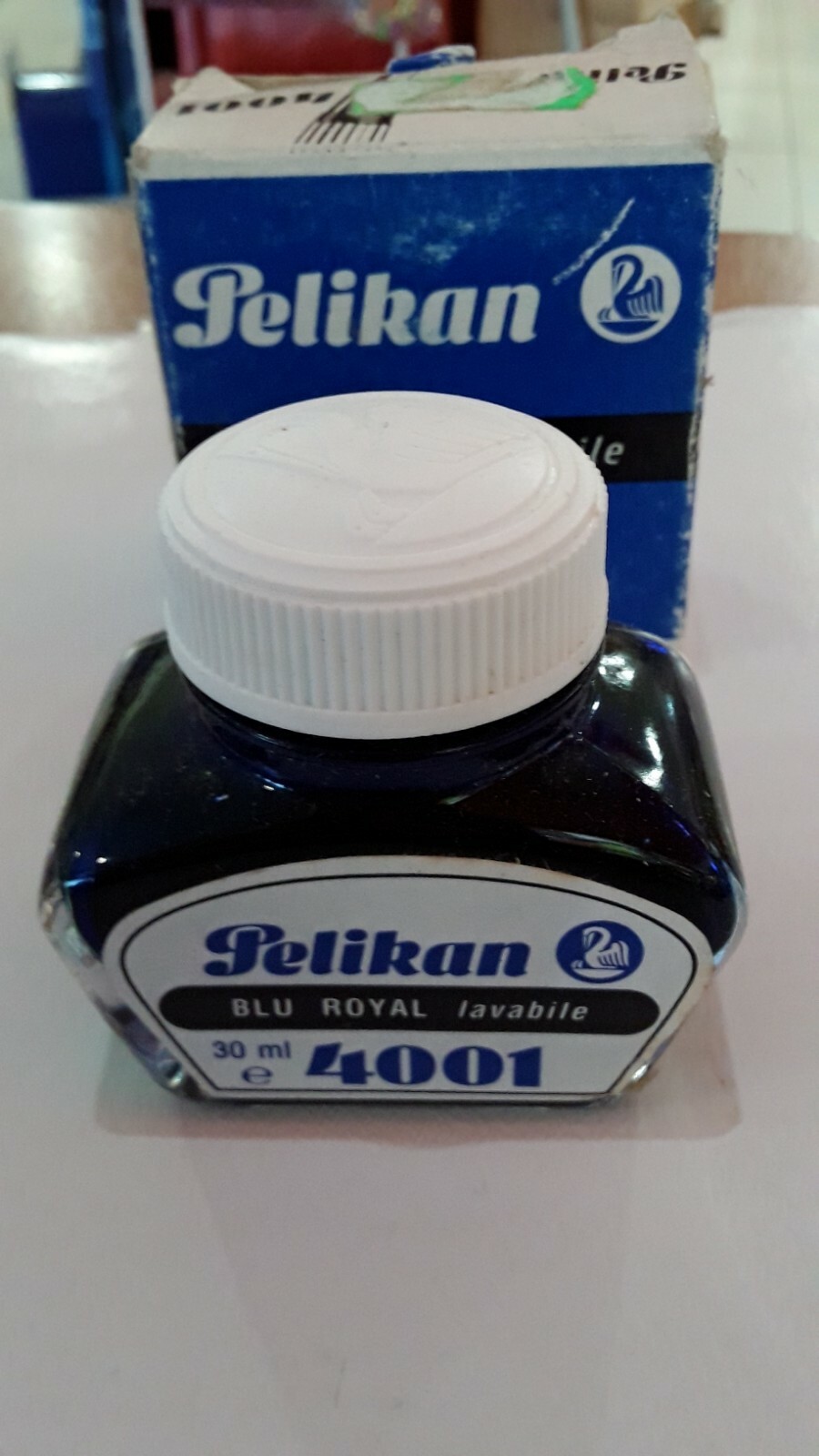 bottiglietta di inchiostro Pelikan - 4001 - BLU ROYAL lavabile 30ml