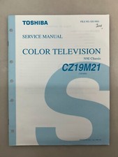 Toshiba CZ19M21 Original Service Manual Free Shipping