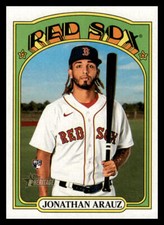 2021 Topps Heritage Jonathan Arauz #517 Boston Red Sox