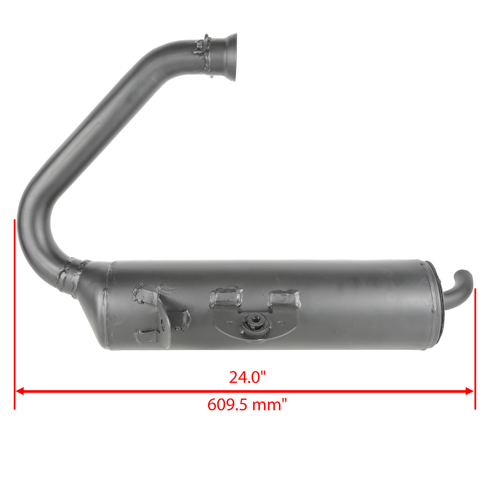 Exhaust Muffler and Pipe for Yamaha Viking 700 YXM700 4X4 2014 2015