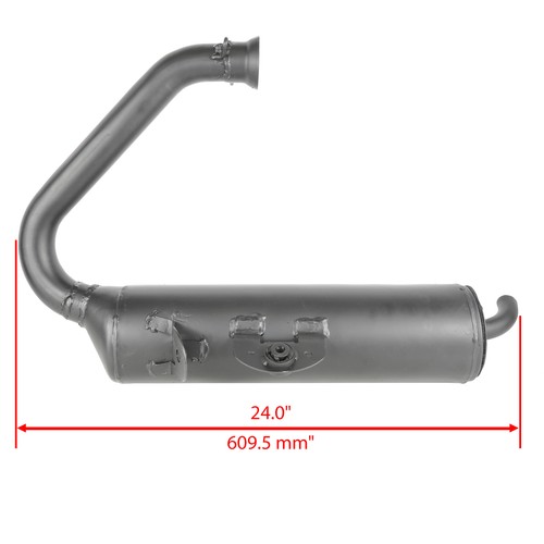 Exhaust Muffler and Pipe for Yamaha Viking 700 YXM700 4X4 2014 2015