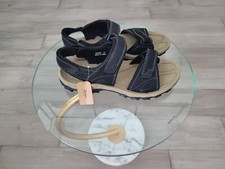 Jousen Mens Black Adjustable Strap Open Toe Casual Sport Sandals Size 13