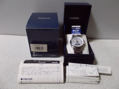 USED CASIO 5161JA WAVE CEPTOR RADIO WATCH WRISTWATCH ACCEPTABLE M-3996