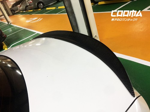 For BMW 07-13 E82 1-series Carbon Fiber Performance Type Trunk Spoiler Coupe - Picture 5 of 10