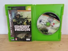 Tom Clancy's Ghost Recon (Microsoft Xbox, 2002) Complete W/ Manual & Tested