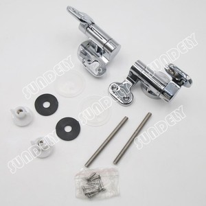 NEW SOFT CLOSE TOILET SEAT CLOSING HINGES CHROME | eBay