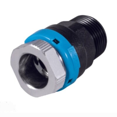 Unipipe 20 mm 3/4'' Aluminum Compressed Air Male Adapter 1/2'' NPT UACM0.020015N