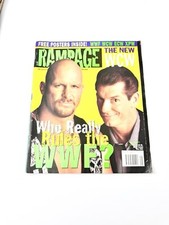 RAMPAGE WRESTLING MAGAZINE MAY 2001 STONE COLD & MR MCMAHON WWE