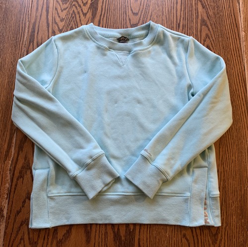 Eddie Bauer Adventure Blue Kids Crewneck W/ Thumbholes / Size:Large - Picture 2 of 11