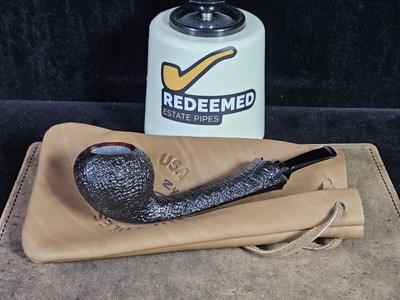 Jared Coles Sandblasted Long-shank Acorn Artisan Tobacco Smoking Pipe
