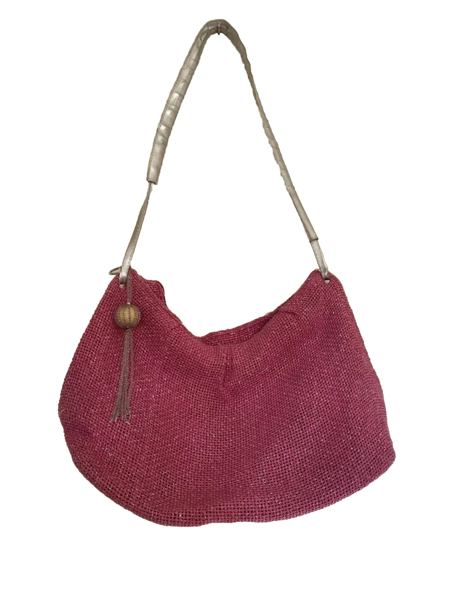 Silver beach bag sale