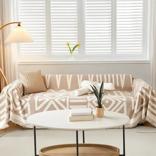 Reemony Sofa Couch Throw Cover Blanket Chenille Decor Lounge Slipcover Protector - Picture 40 of 43