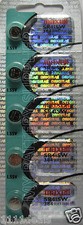 5 Maxell 384 SR41SW Silver Oxide Batteries 1.55 Volt Made In Japan