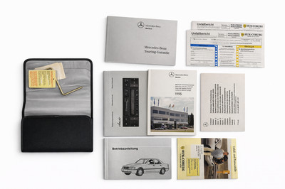 1994 Mercedes C Class W202 Owners Manual Service Book Board Folder with Bag