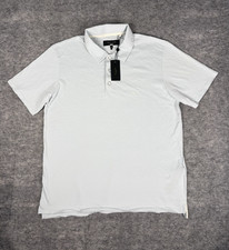 New rag & bone Polo Shirt Mens L Light Blue P...