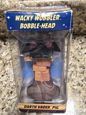 Funko Wacky Wobbler Angry birds Darth Vader Pig 2012 VTG NEW