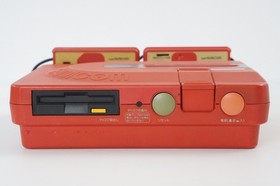 TWIN FAMICOM SHARP Console AN500-R Red wz Games Tested System JAPAN 508176
