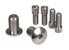 Titanium Crank Hardware Kit for NEW GT alloy Power Series Crankset (SILVER)