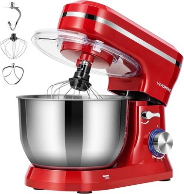 SPECSTAR VH1566-BK 4.75 Quart Multifunctional Stand Mixer, 8 Speed
