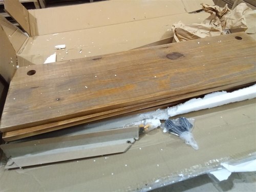 Artiss Display Wall Shelves Industrial DIY Pipe Shelf Brackets Rustic Bookshelf - Picture 11 of 12