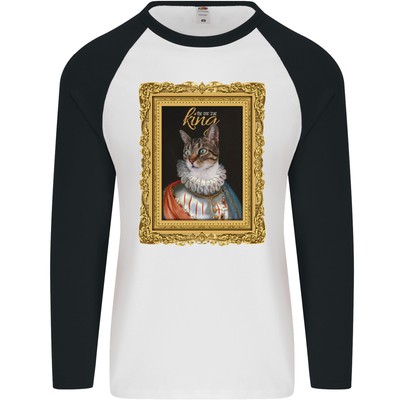 The One True Katze König Lustig Herren L/S Baseball