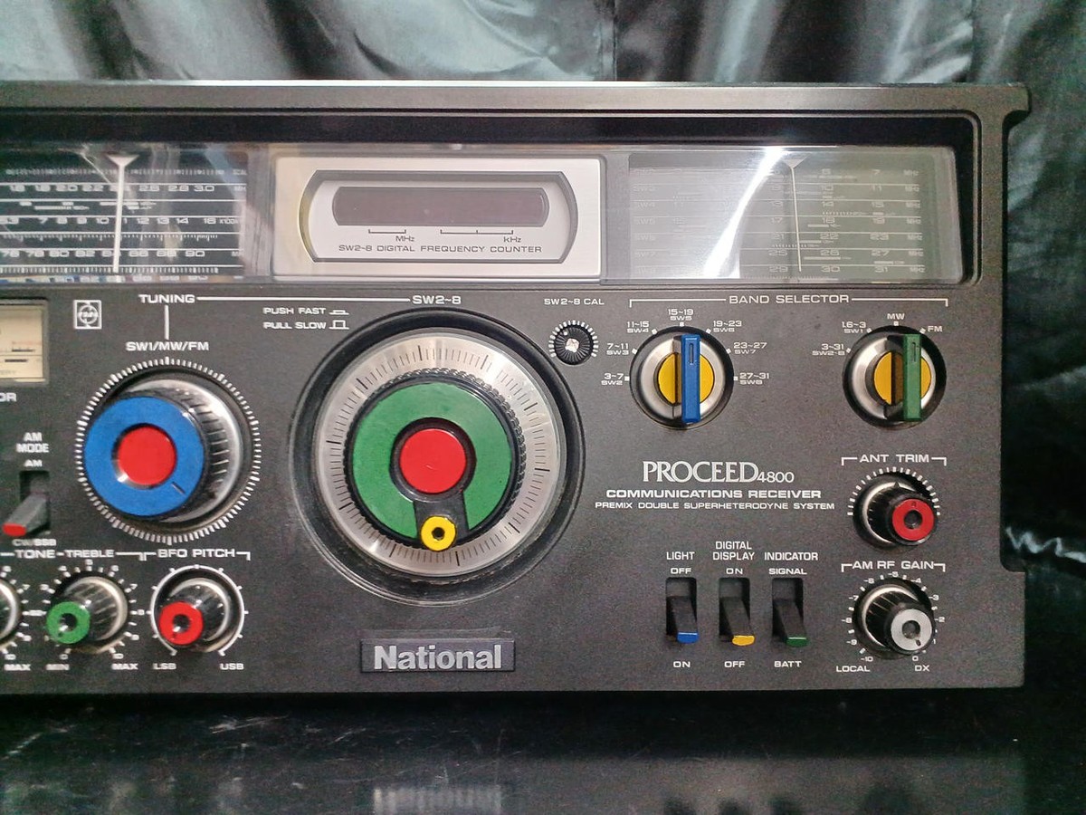 National RJX-4800D Proceed 4800D 10 Band Shortwave Radio Receiver