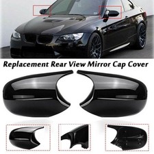 M3-Stil Spiegelkappen F�r BMW E90 E91 E92 E93 E81 E87 E82 E88 LCI Glanz Schwarz