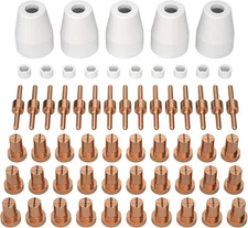 ARCCAPTAIN 60PCS PT31 Plasma Cutting Consumables Fit CUT-40 CUT-50D CT-312 with