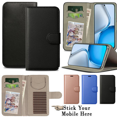 Universal Leder Flip Wallet Case für Honor X80 X70 Pro Max Magic 8 5