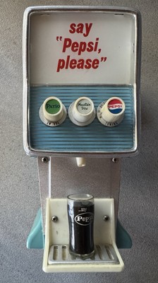 Vintage Pepsi Soda Fountain Dispenser Transistor Radio | eBay