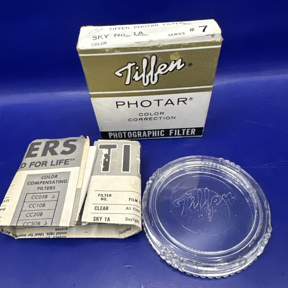 NOS Vintage Tiffen Photar Series #7  Sky No. 1A Drop In Filter USA Made - Image 4 of 4