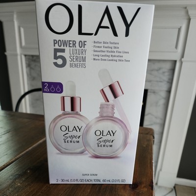  2 Pack Olay Super Serum  5 Serums In One /contains Two 30 mL Bottles. 